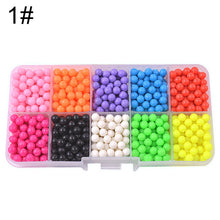 Load image into Gallery viewer, Kids Spell Replenish Fuse Beads Creative beads Molds Hand Making Educational Aqua Water Refill Spray Beads DIY Craft Toy Gift